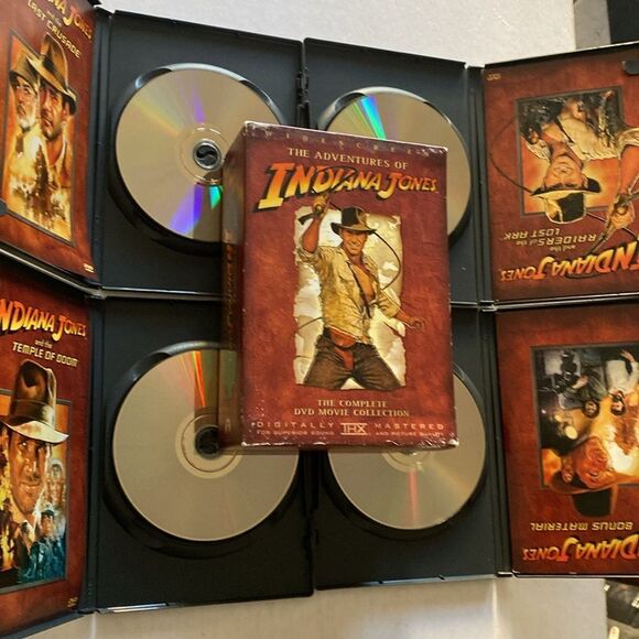 Indiana Jones Complete DVD Collection THX - Picture 2 of 11